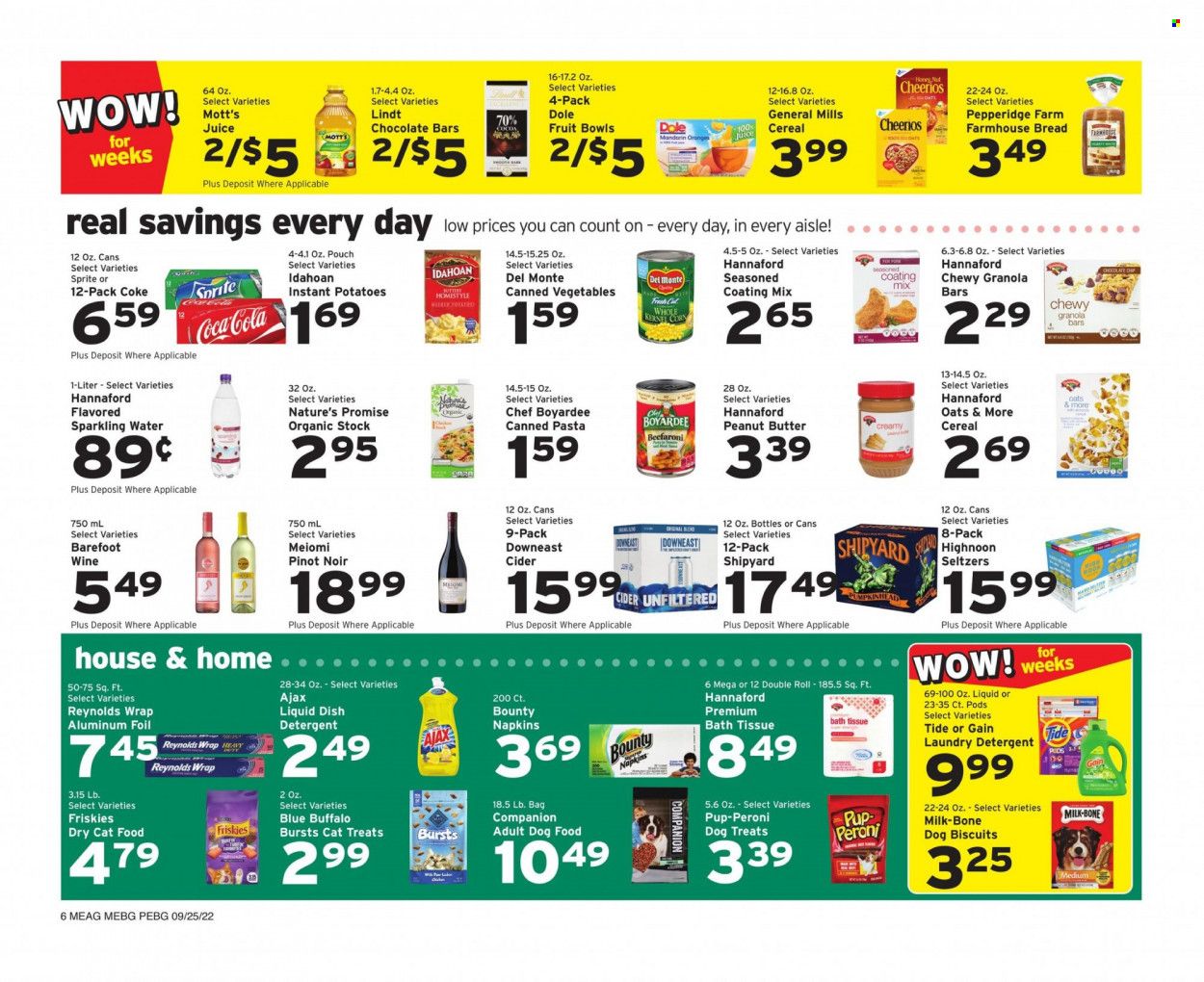 Hannaford (ME) Weekly Ad Flyer Specials September 25 to October 1, 2022