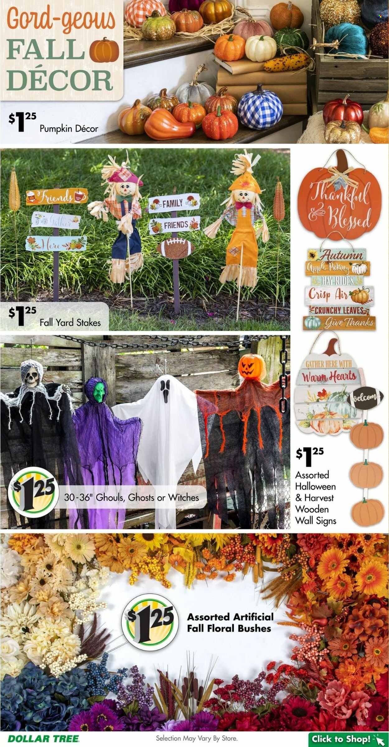 Dollar Tree Weekly Ad Flyer Specials September 25 to October 8, 2022