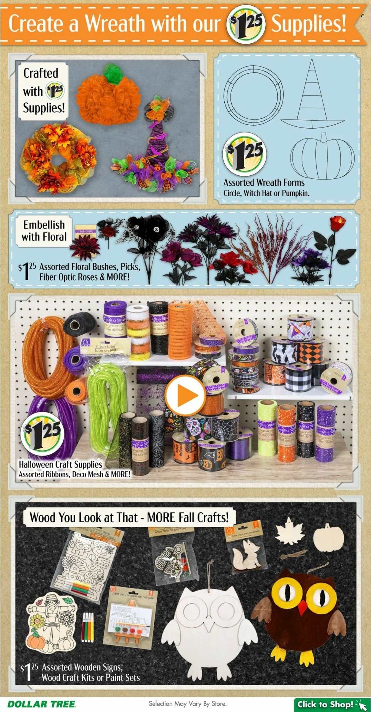 Dollar Tree Weekly Ad Flyer Specials September 25 to October 8, 2022