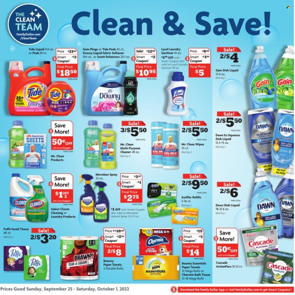 Family Dollar Weekly Ad Flyer Specials September 25 to October 1, 2022