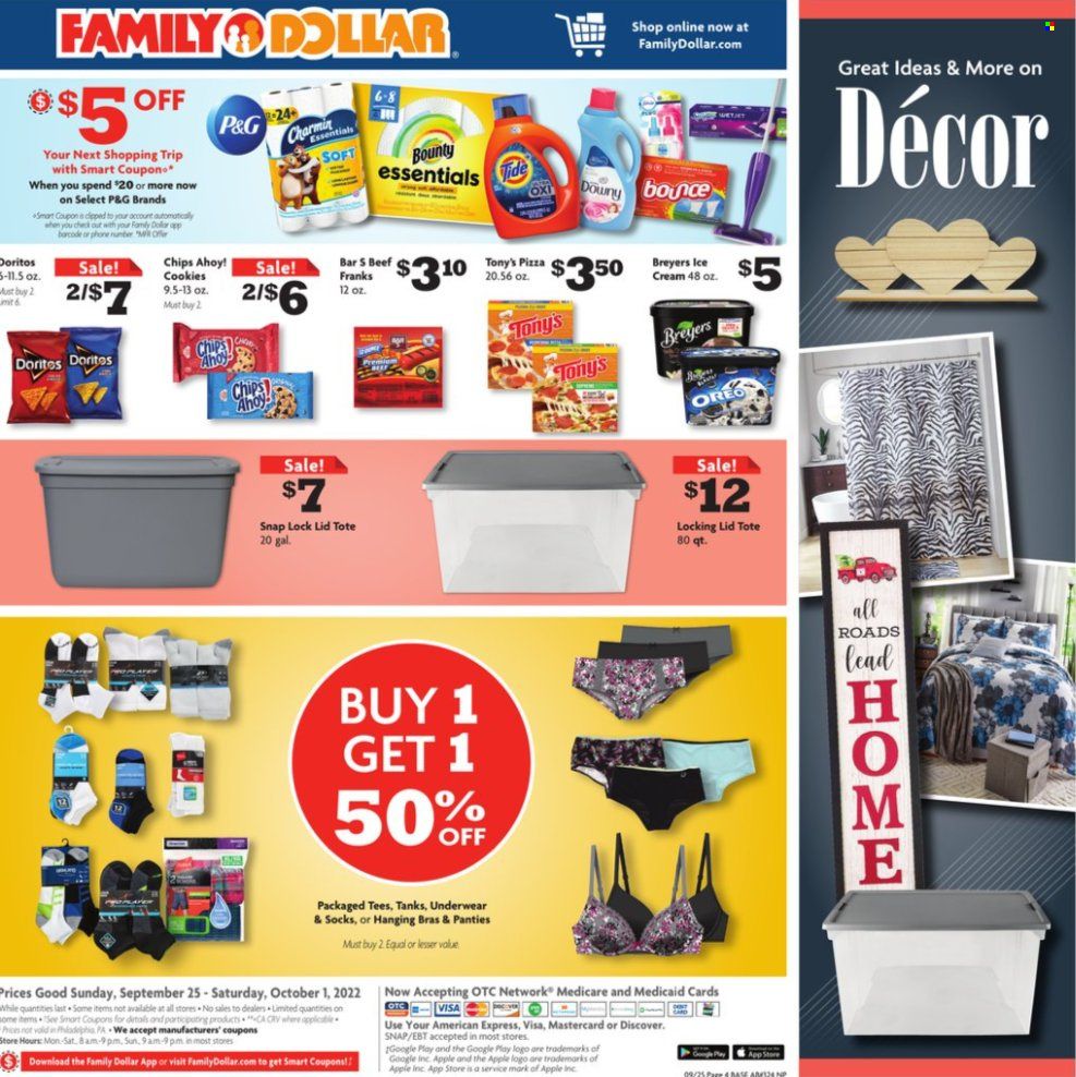 Family Dollar Weekly Ad Flyer Specials September 25 to October 1, 2022