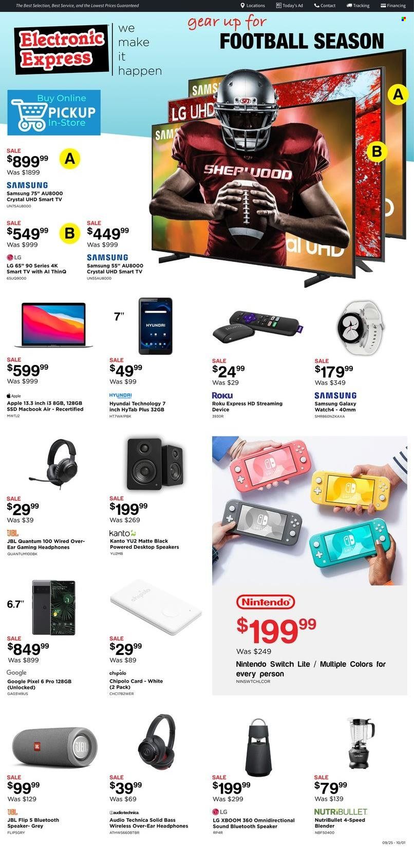 Electronic Express (AL, TN) Weekly Ad Flyer Specials September 25 to October 1, 2022