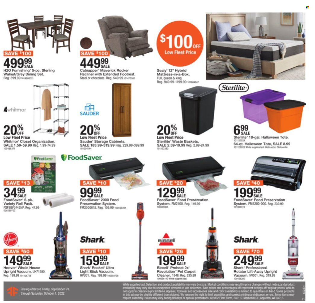 Fleet Farm (IA, MN, ND, WI) Weekly Ad Flyer Specials September 23 to October 1, 2022