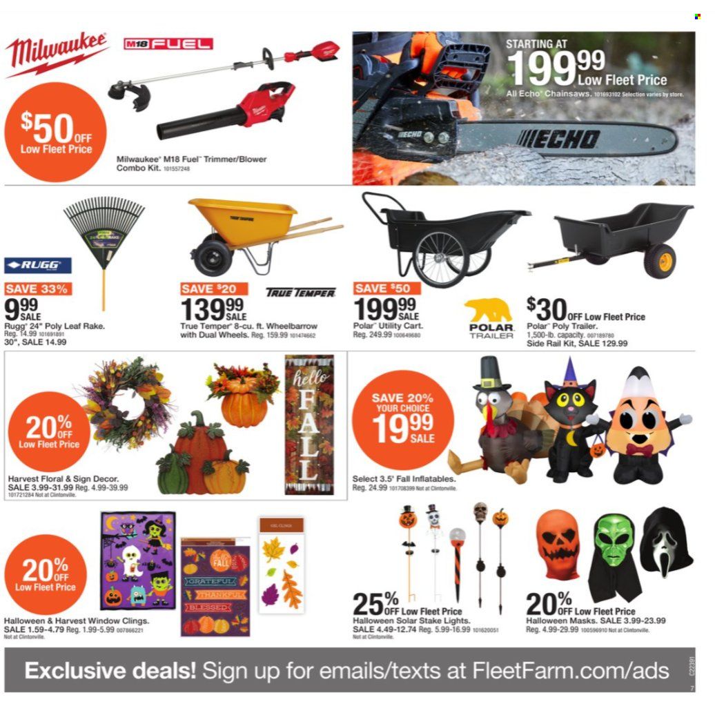 Fleet Farm (IA, MN, ND, WI) Weekly Ad Flyer Specials September 23 to October 1, 2022