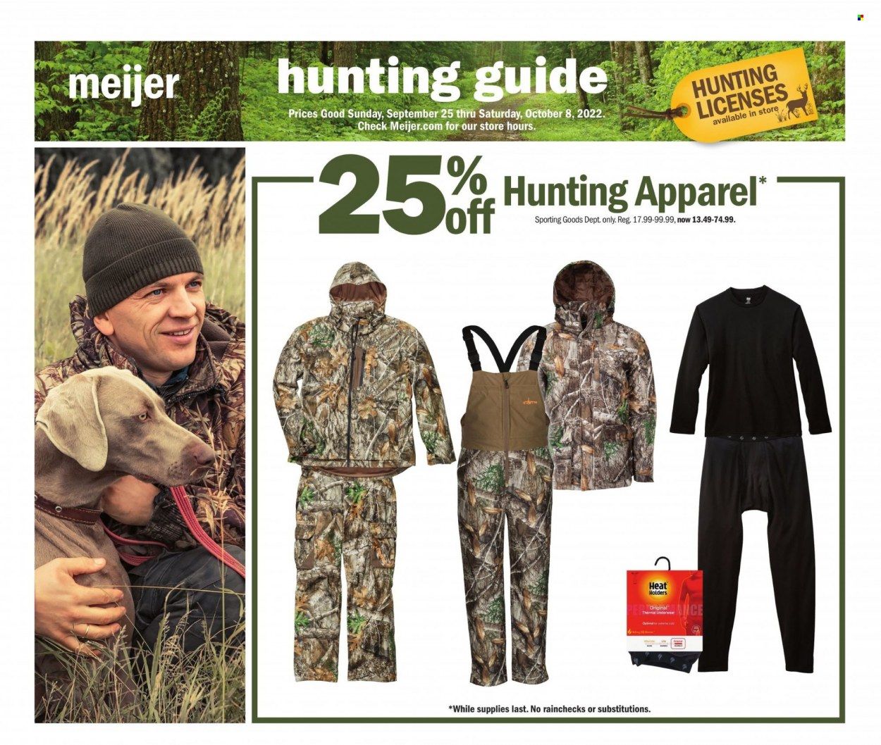 Meijer (MI) Weekly Ad Flyer Specials September 25 to October 8, 2022