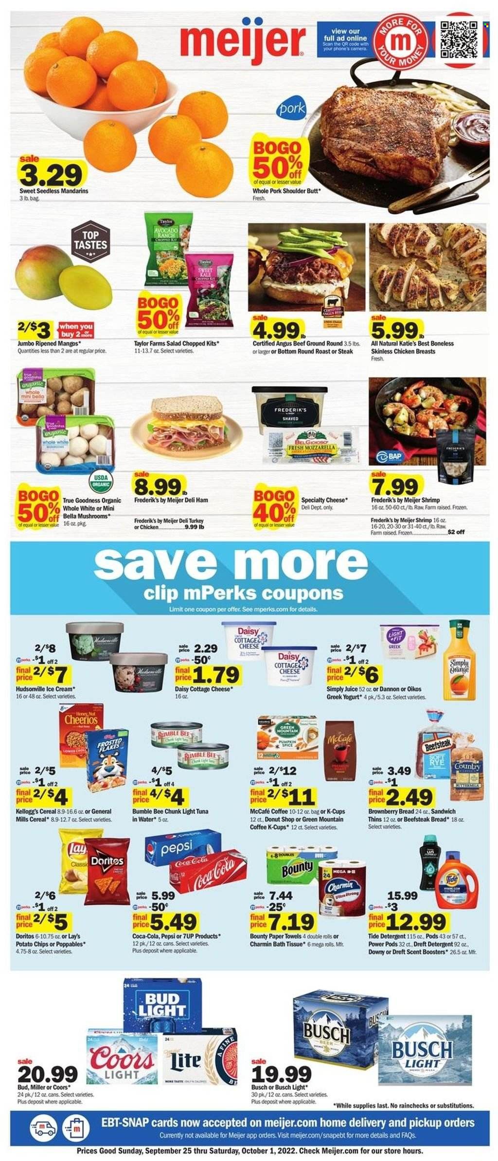 Meijer (OH) Weekly Ad Flyer Specials September 25 to October 1, 2022