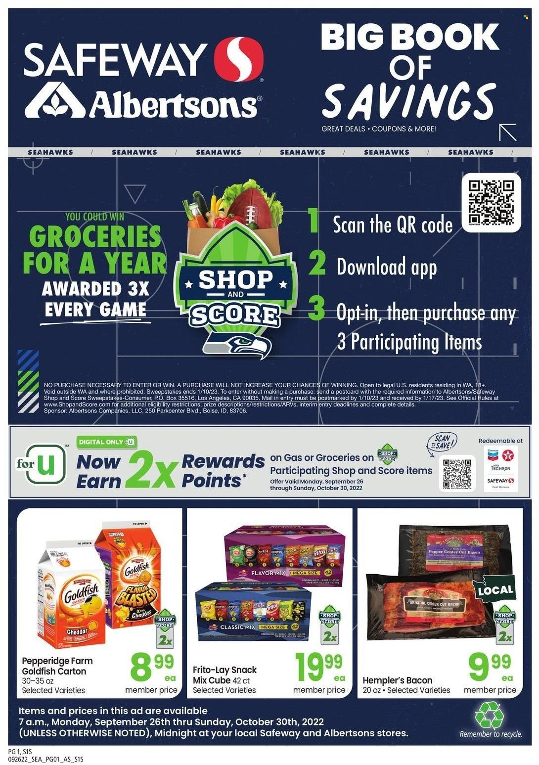 Safeway (WA) Weekly Ad Flyer Specials September 26 to October 30, 2022
