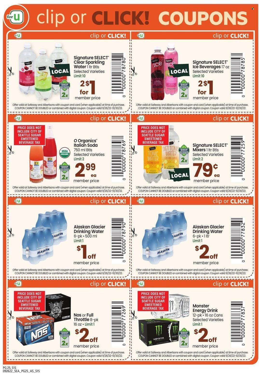 Safeway (WA) Weekly Ad Flyer Specials September 26 to October 30, 2022