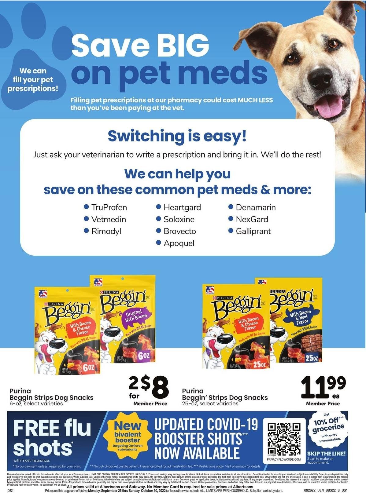 Safeway (SD) Weekly Ad Flyer Specials September 26 to October 30, 2022