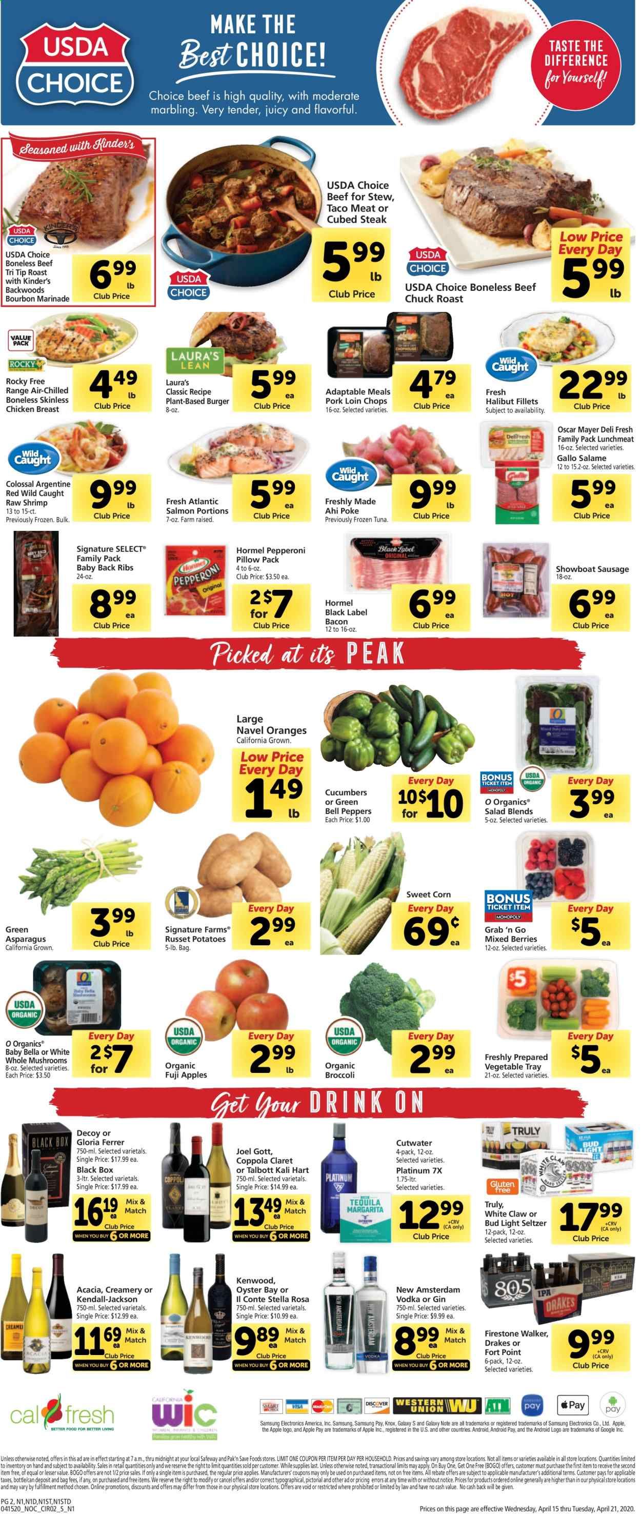 Safeway Weekly Ad & Flyer April 15 to 21