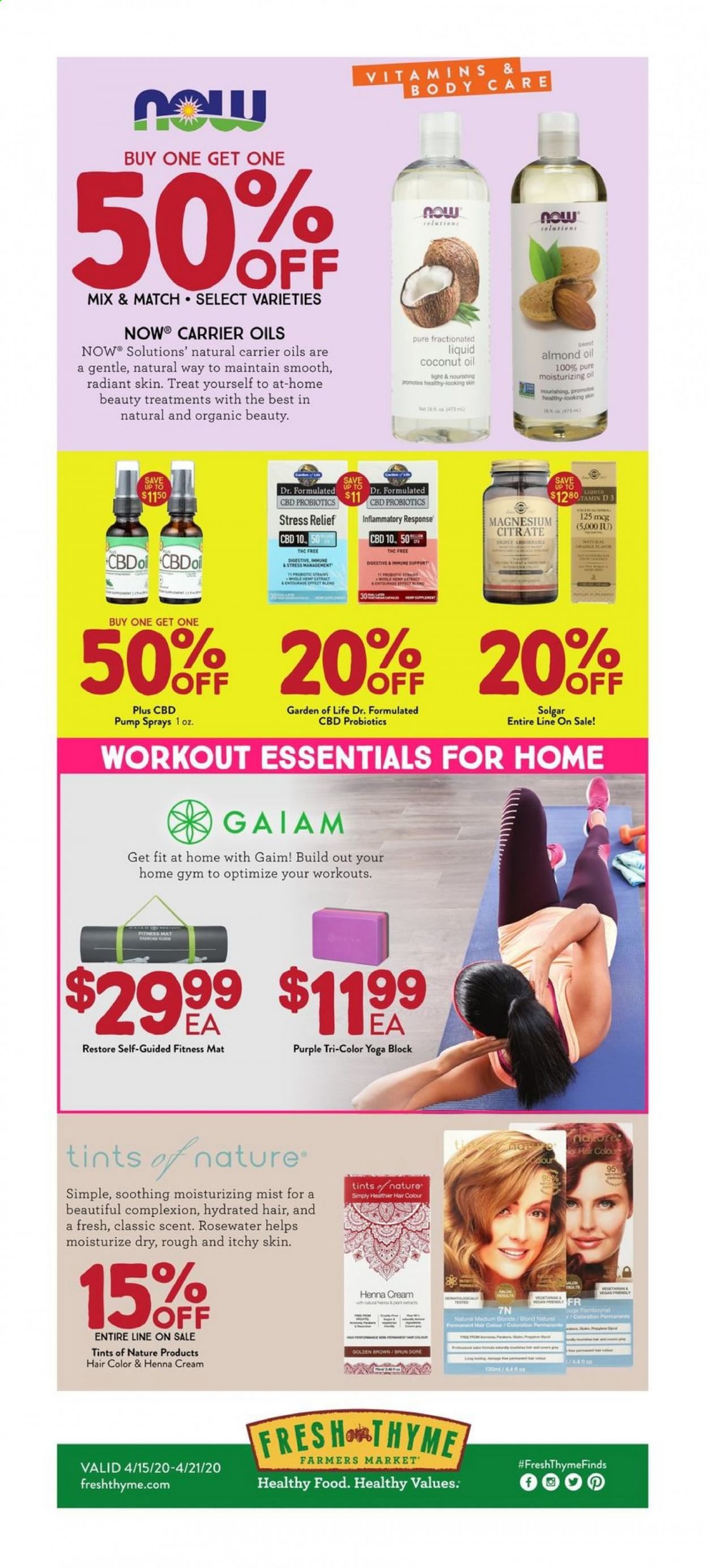 Fresh Thyme Weekly Ad & Flyer April 15 to 21