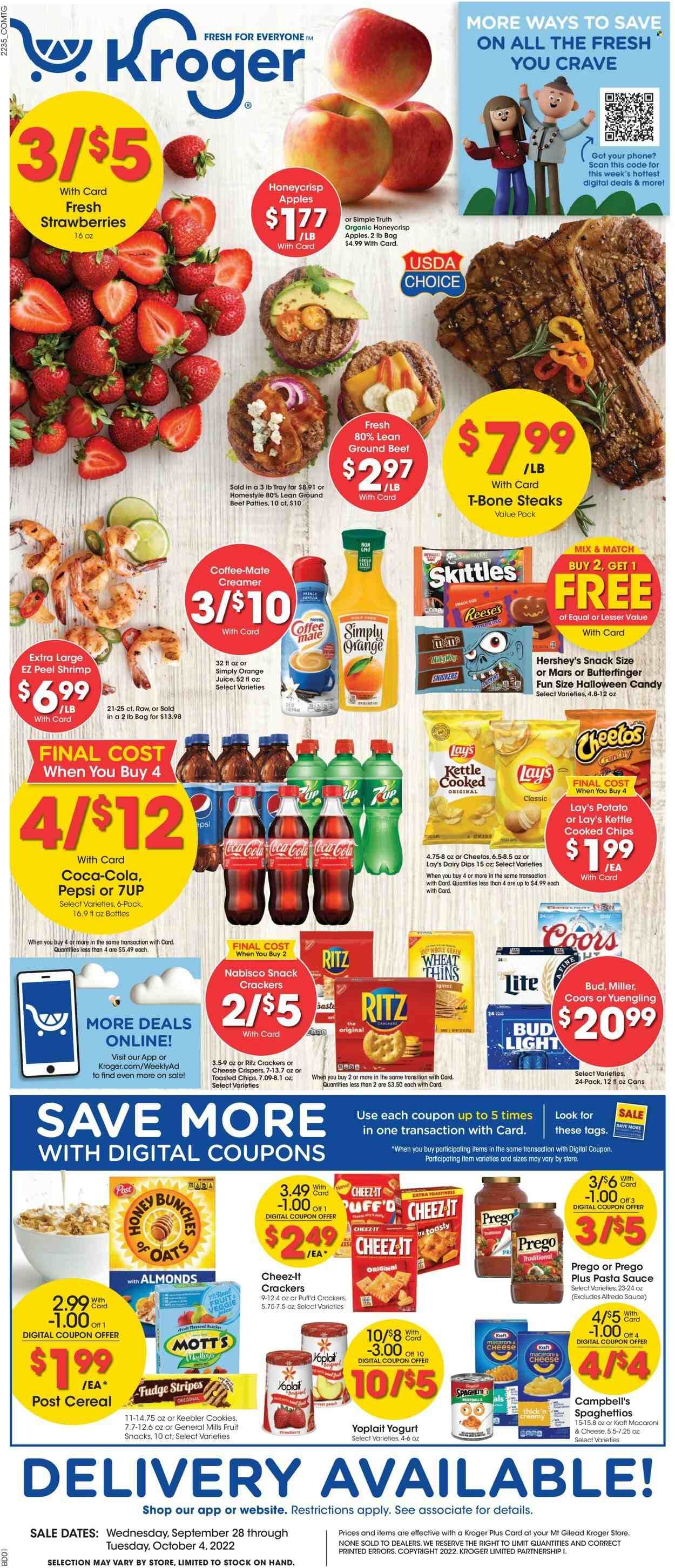 Kroger (GA, IL, LA, MI, OK, SC, TN, TX, VA) Weekly Ad Flyer Specials September 28 to October 4, 2022