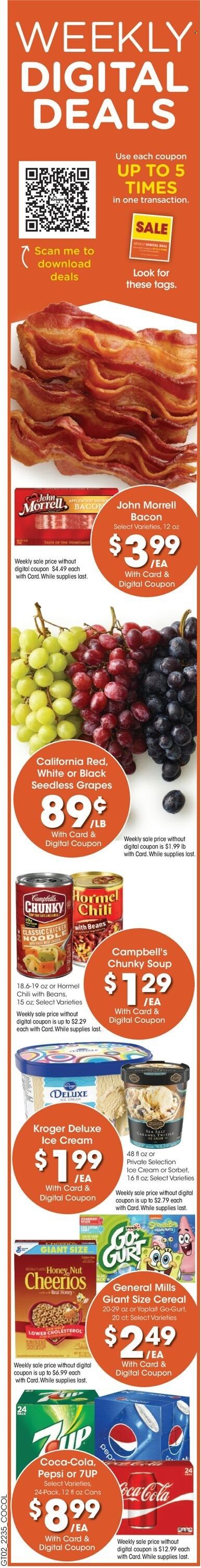 Kroger (GA, IL, LA, MI, OK, SC, TN, TX, VA) Weekly Ad Flyer Specials September 28 to October 4, 2022
