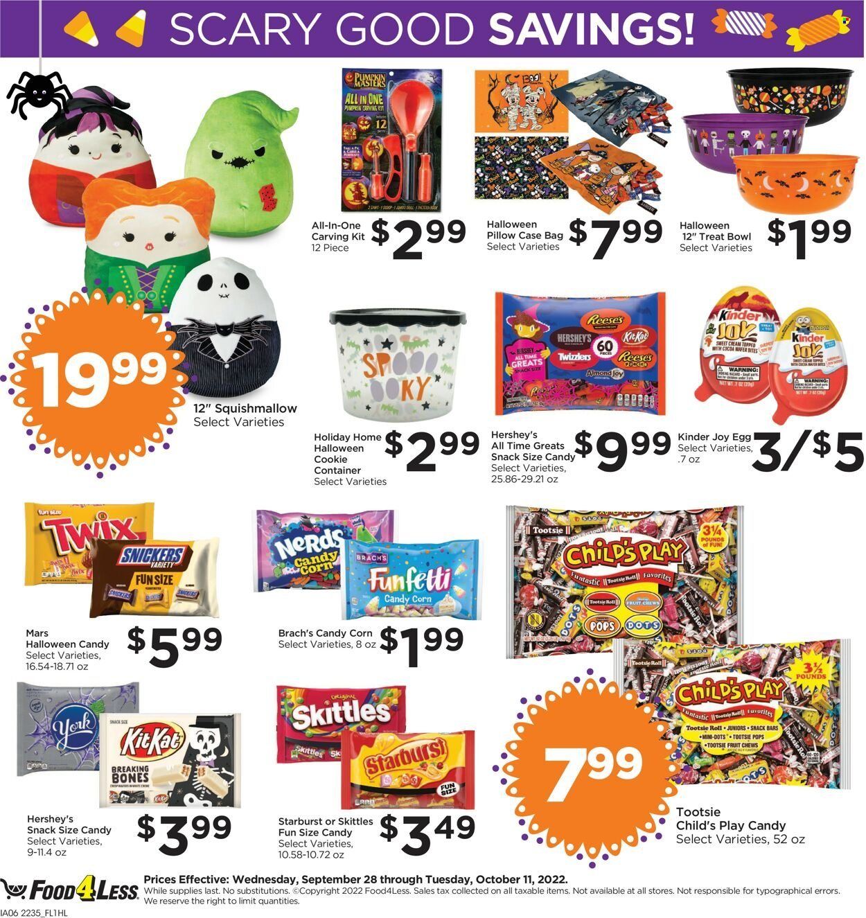 Food 4 Less Weekly Ad Flyer Specials September 28 to October 4, 2022