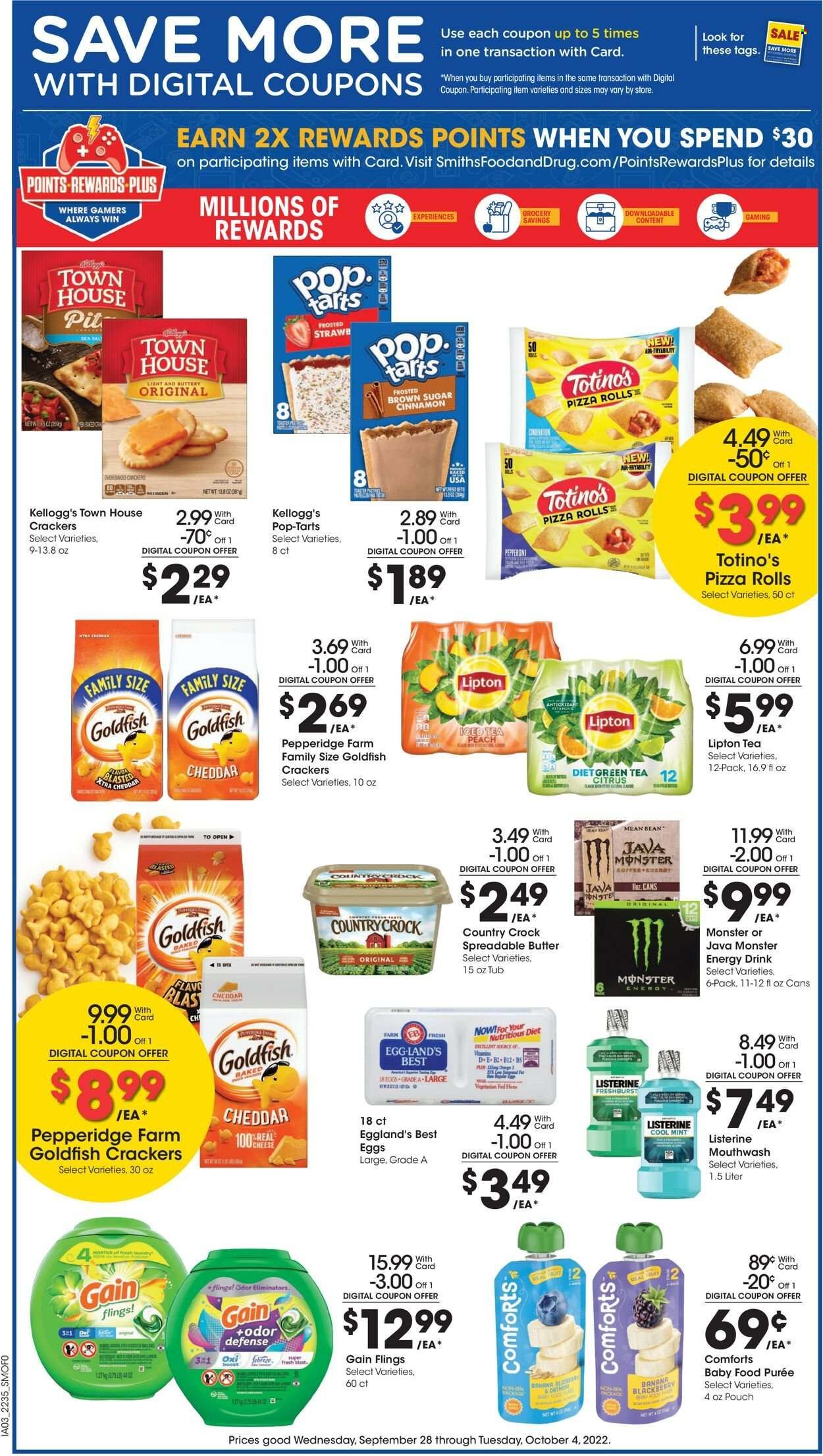 Smith's (AZ, ID, MT, NM, NV, UT, WY) Weekly Ad Flyer Specials September 28 to October 4, 2022