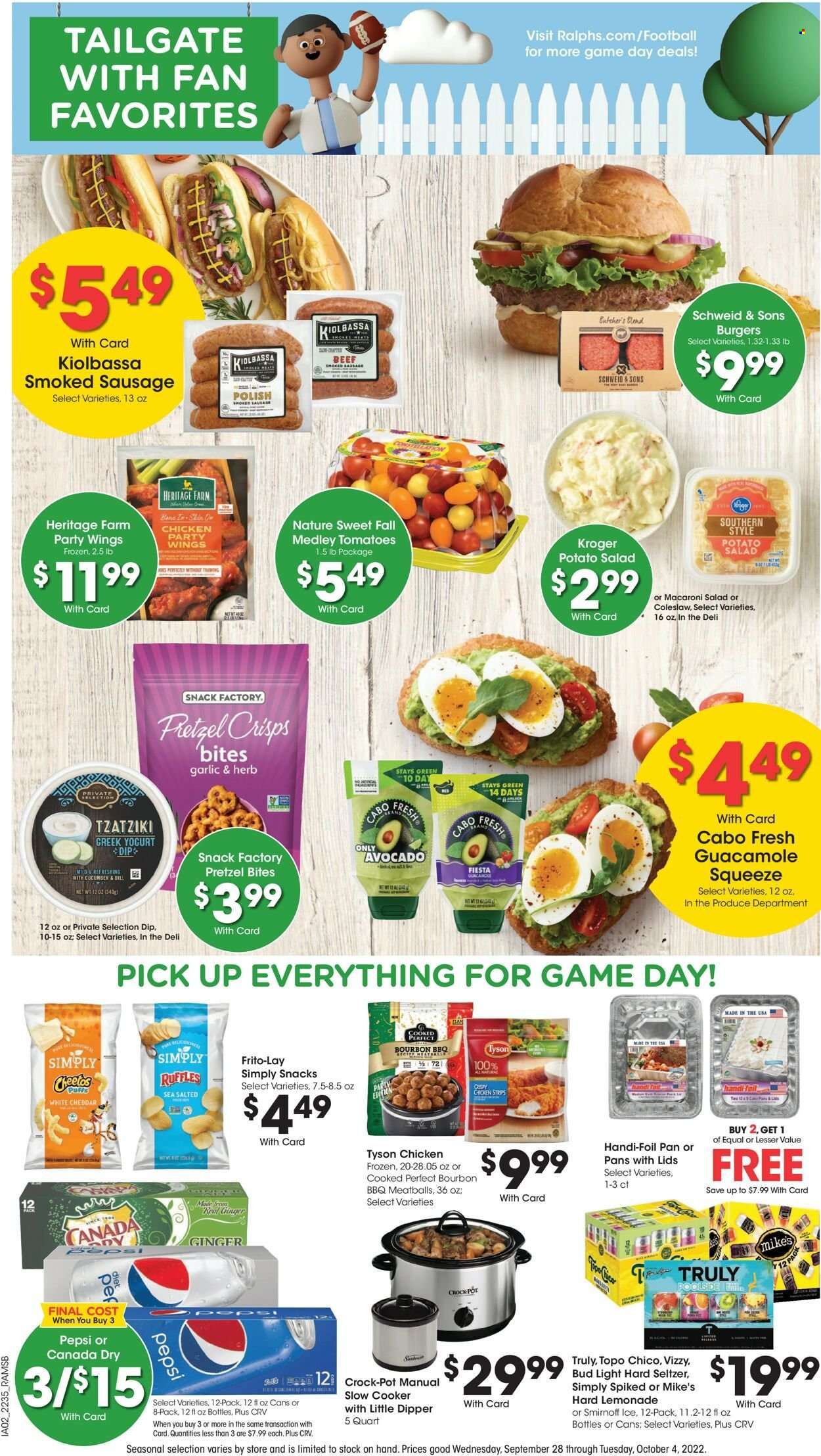 Ralphs (MD, NC, VA) Weekly Ad Flyer Specials September 28 to October 4, 2022