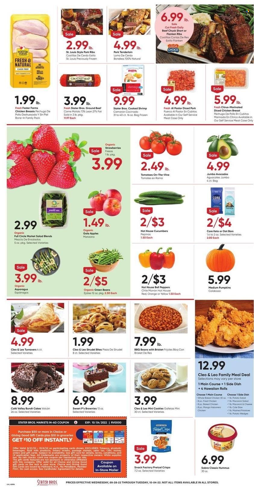 Stater Bros. (CA) Weekly Ad Flyer Specials September 28 to October 4, 2022