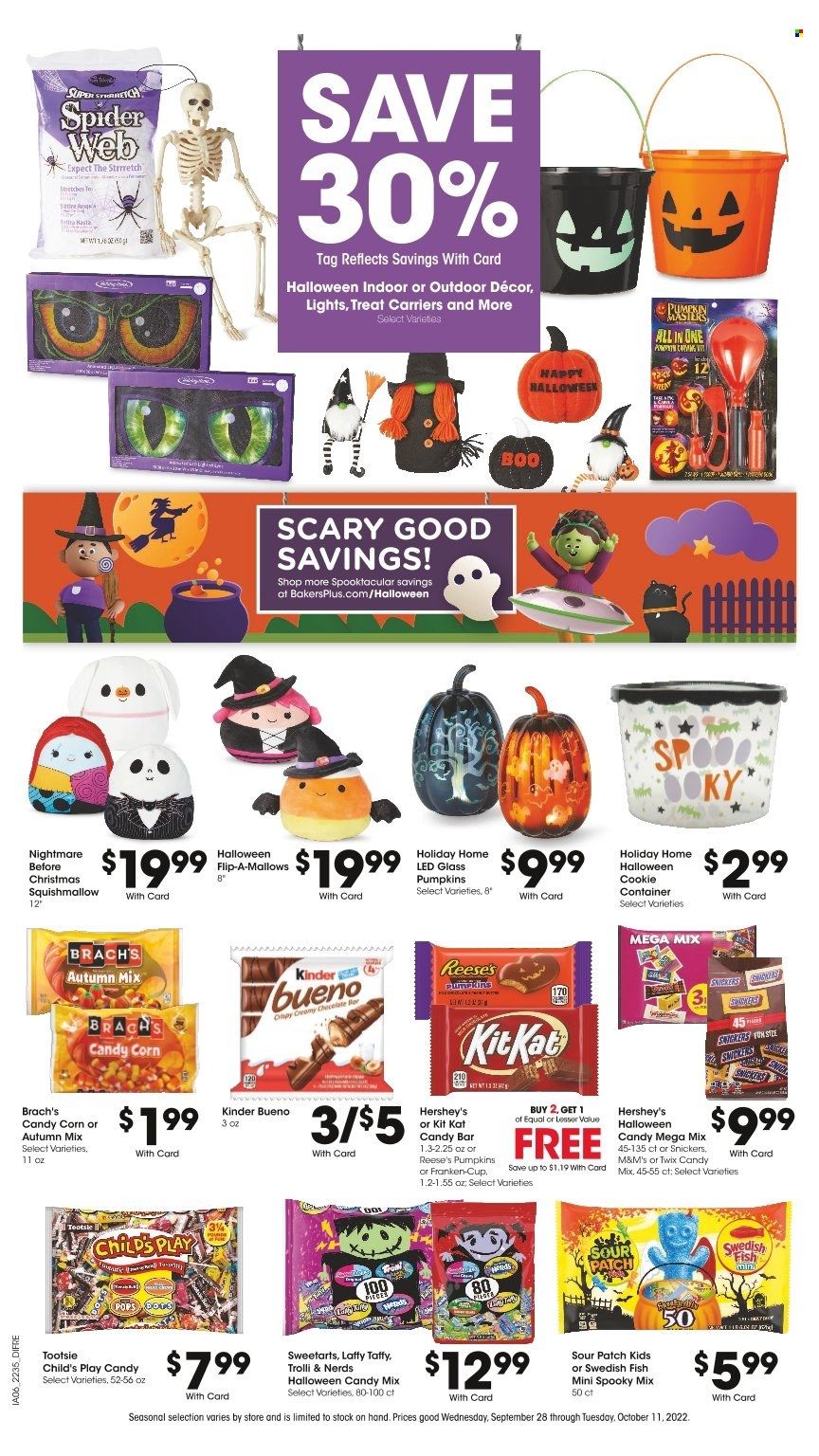 Baker's (NE) Weekly Ad Flyer Specials September 28 to October 4, 2022