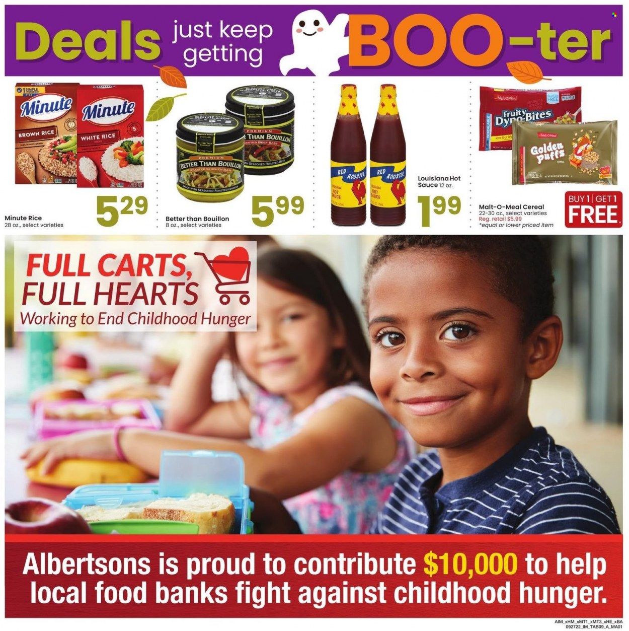 Albertsons (CA, ID, LA, MT, OR, TX, WA) Weekly Ad Flyer Specials September 27 to October 31, 2022