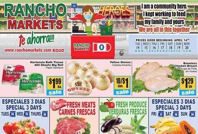 Rancho Markets Weekly Ad & Flyer April 14 to 20