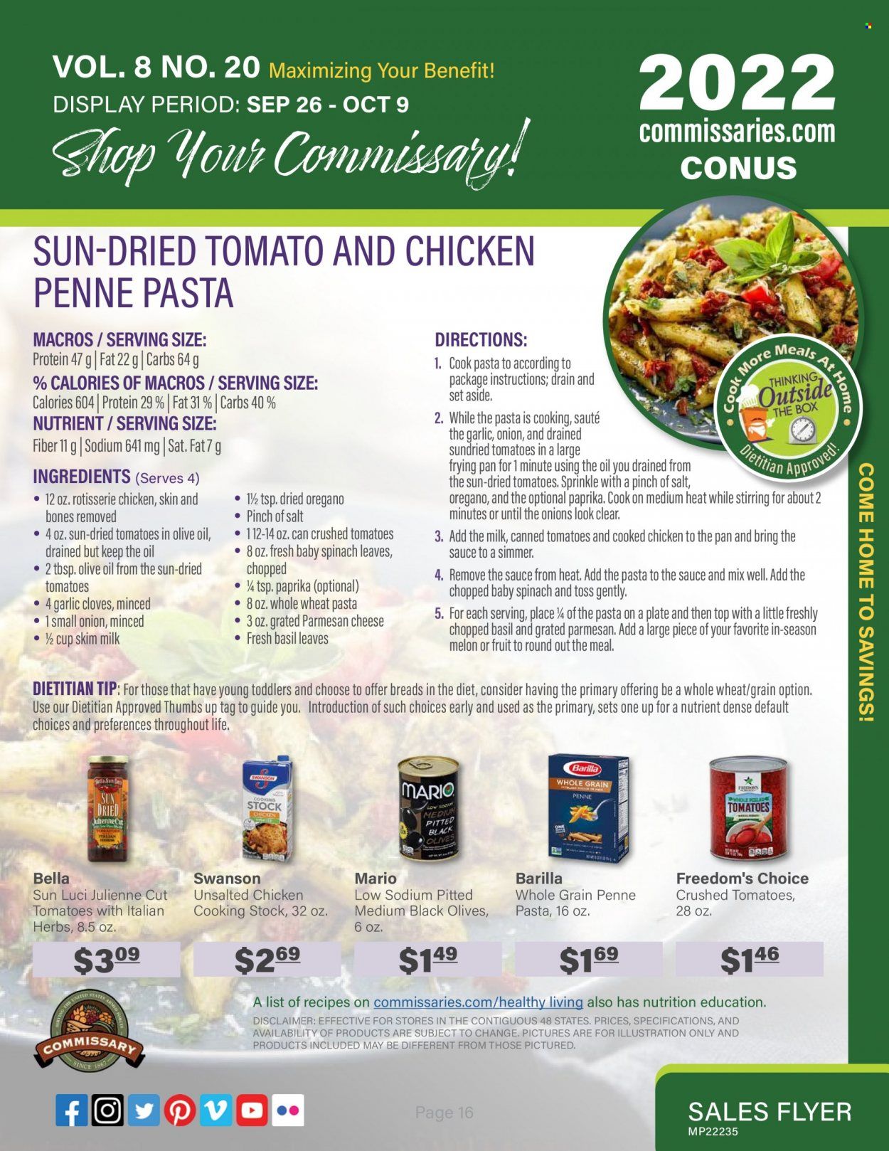 Commissary Weekly Ad Flyer Specials September 26 to October 9, 2022