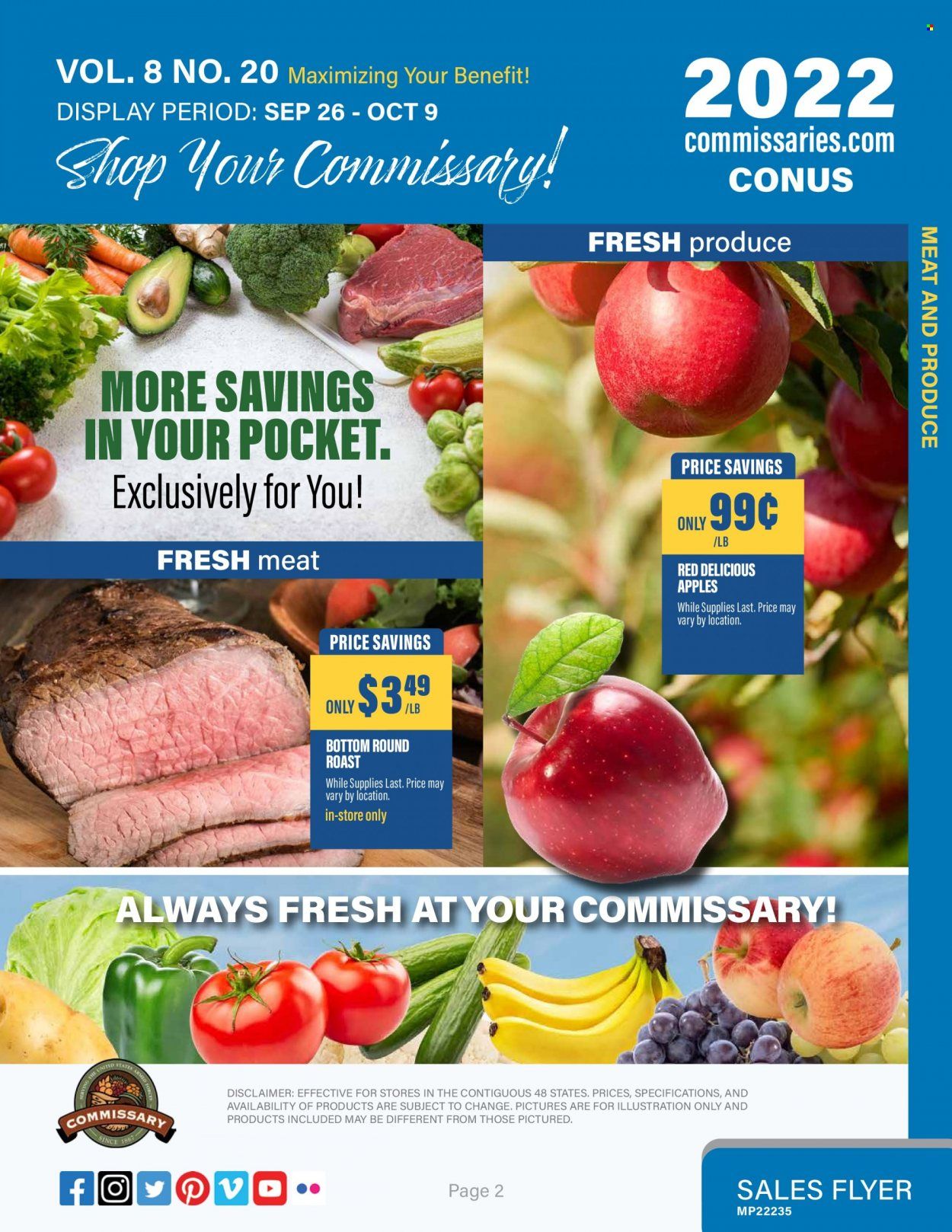 Commissary Weekly Ad Flyer Specials September 26 to October 9, 2022