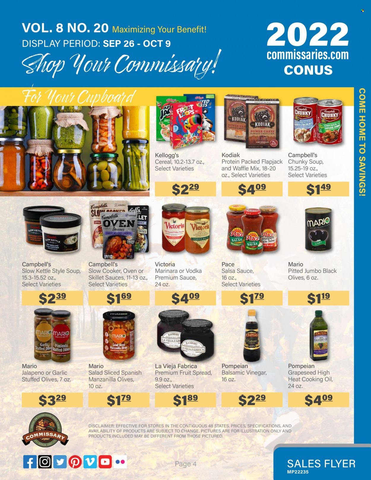 Commissary Weekly Ad Flyer Specials September 26 to October 9, 2022