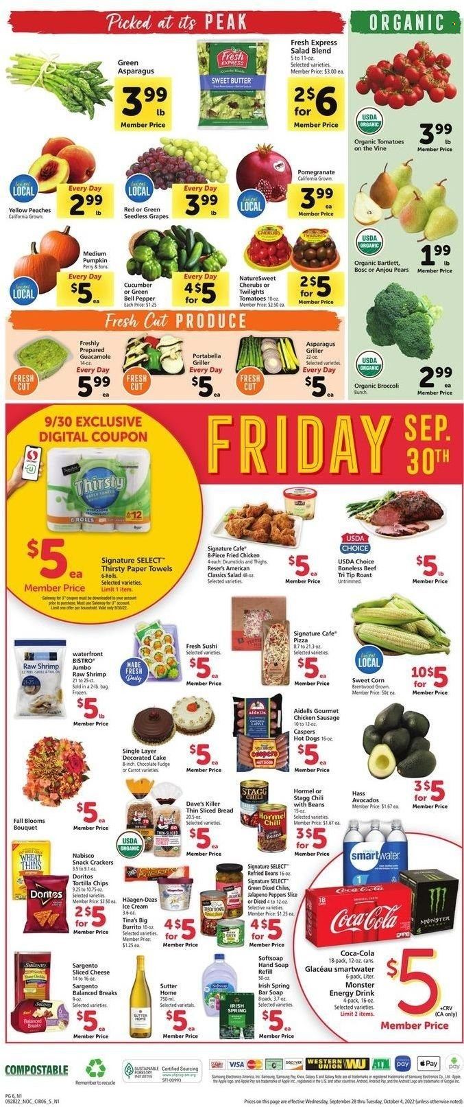 Safeway (CA, HI, OR, WA) Weekly Ad Flyer Specials September 28 to October 4, 2022
