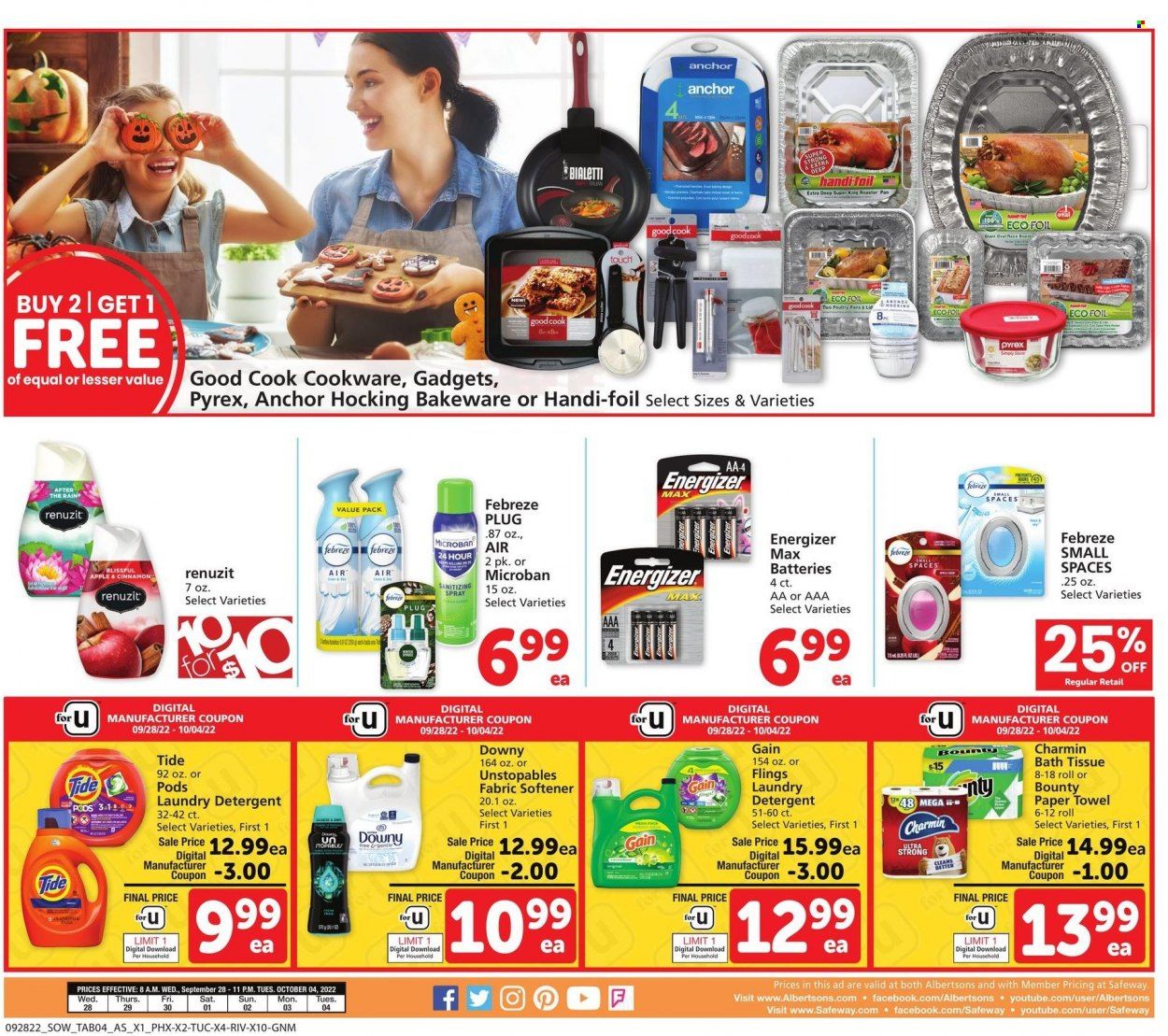 Safeway (AZ, CO, ID, MT, NE, NM) Weekly Ad Flyer Specials September 28 to October 4, 2022
