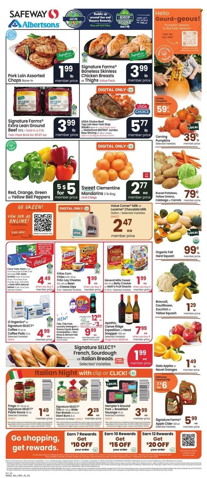 Safeway (WA) Weekly Ad Flyer Specials September 28 to October 4, 2022