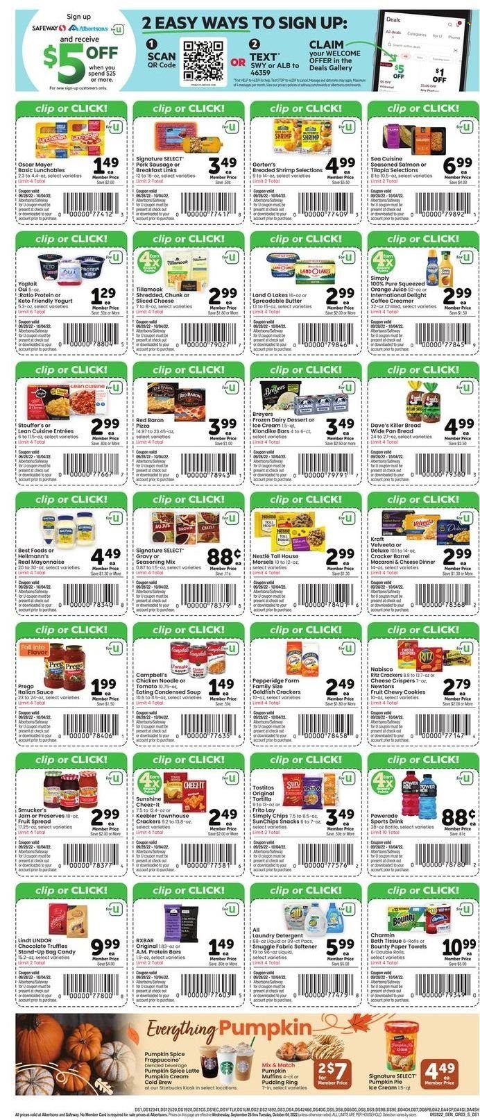 Safeway (SD) Weekly Ad Flyer Specials September 28 to October 4, 2022