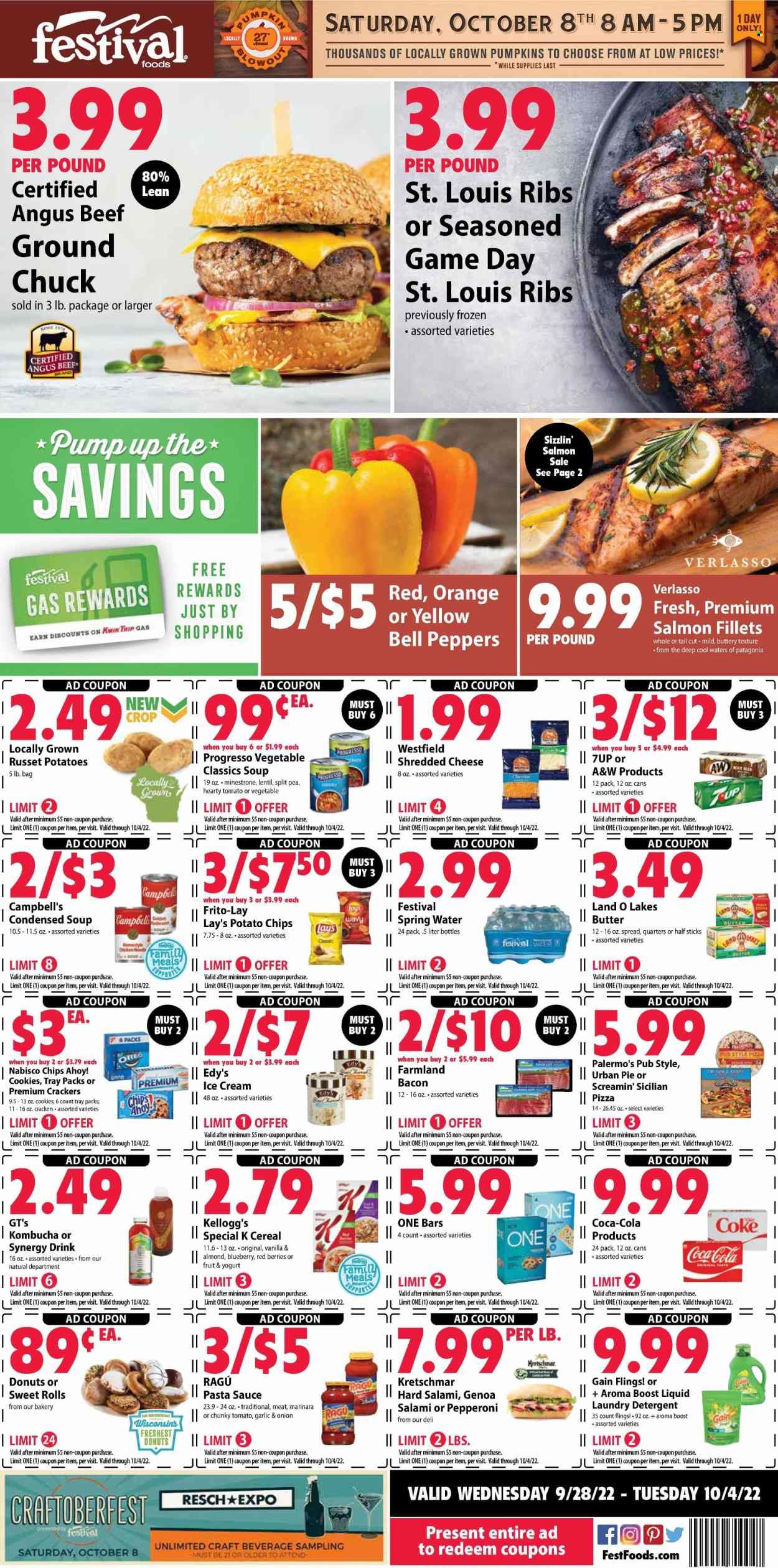 Festival Foods (WI) Weekly Ad Flyer Specials September 28 to October 4, 2022