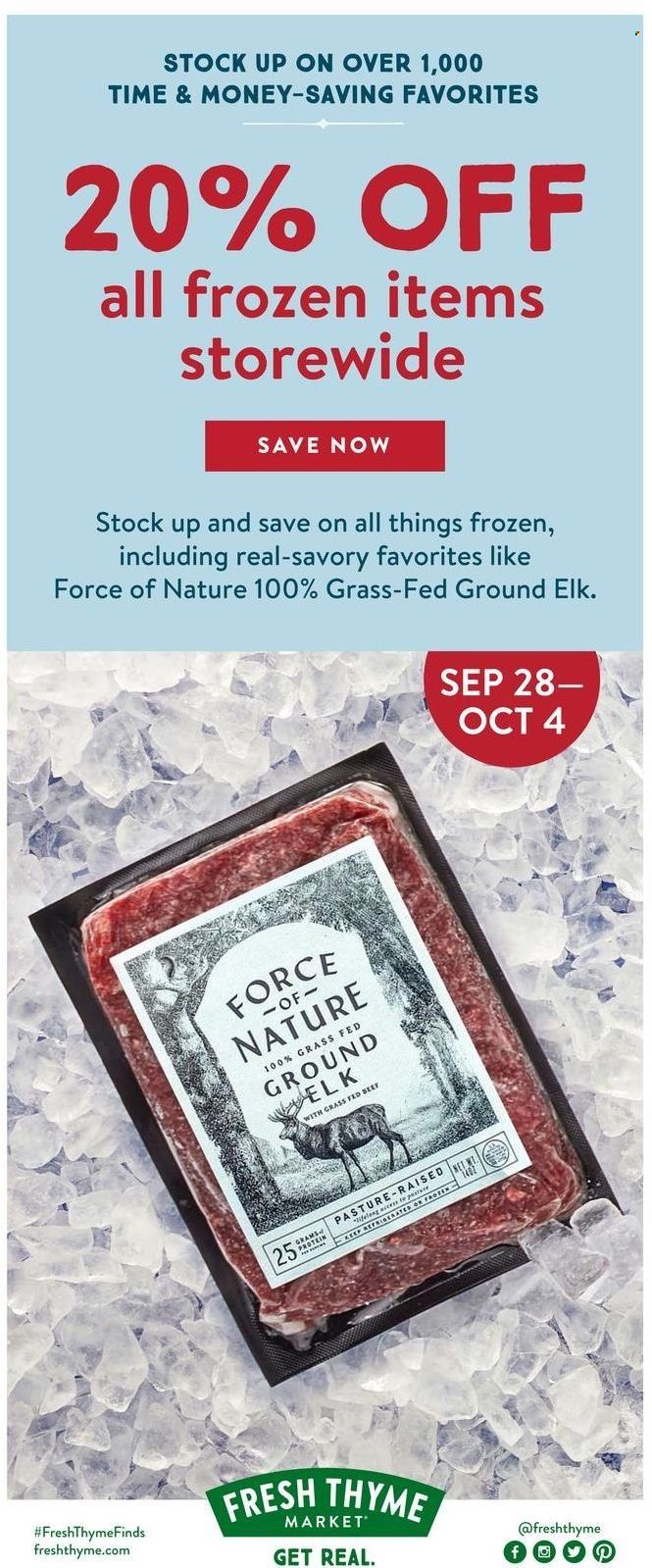 Fresh Thyme Weekly Ad Flyer Specials September 28 to October 4, 2022