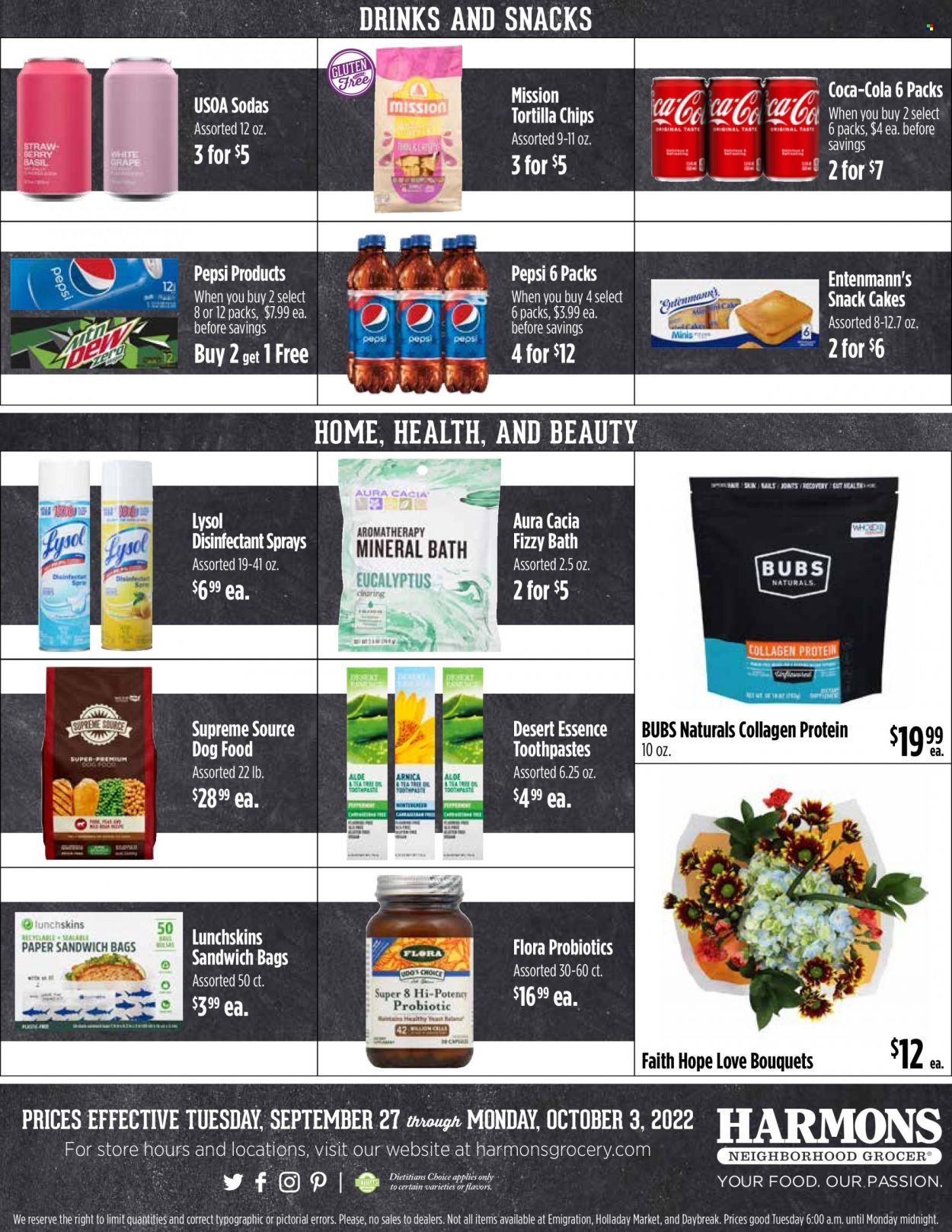 Harmons (UT) Weekly Ad Flyer Specials September 27 to October 3, 2022