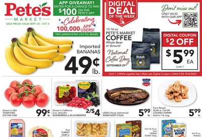 Pete's Fresh Market (IL) Weekly Ad Flyer Specials September 28 to October 4, 2022