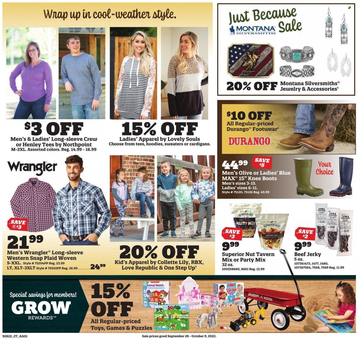 Orscheln Farm and Home (IA, IN, KS, MO, NE, OK) Weekly Ad Flyer Specials September 28 to October 9, 2022