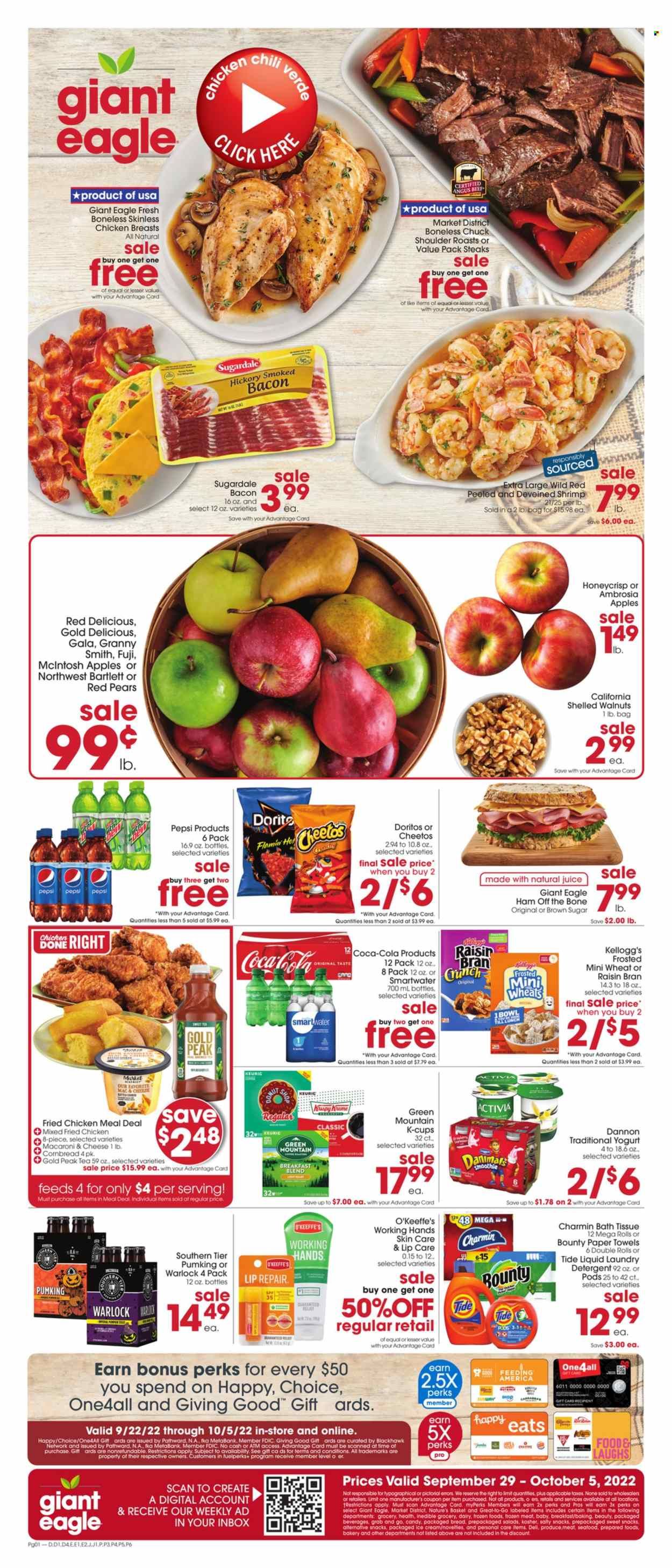 Giant Eagle (OH, PA) Weekly Ad Flyer Specials September 29 to October 5, 2022