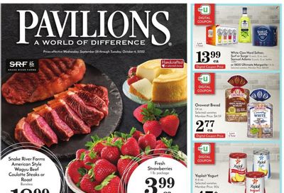 Pavilions (CA) Weekly Ad Flyer Specials September 28 to October 4, 2022