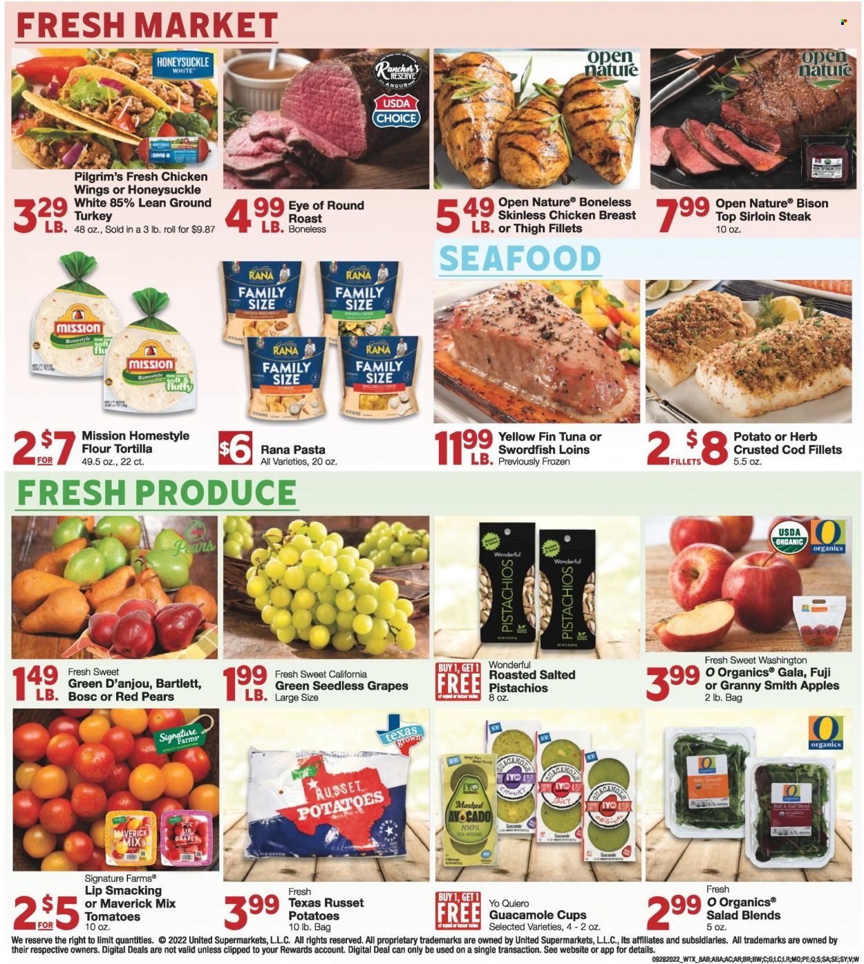 United Supermarkets (TX) Weekly Ad Flyer Specials September 28 to October 4, 2022