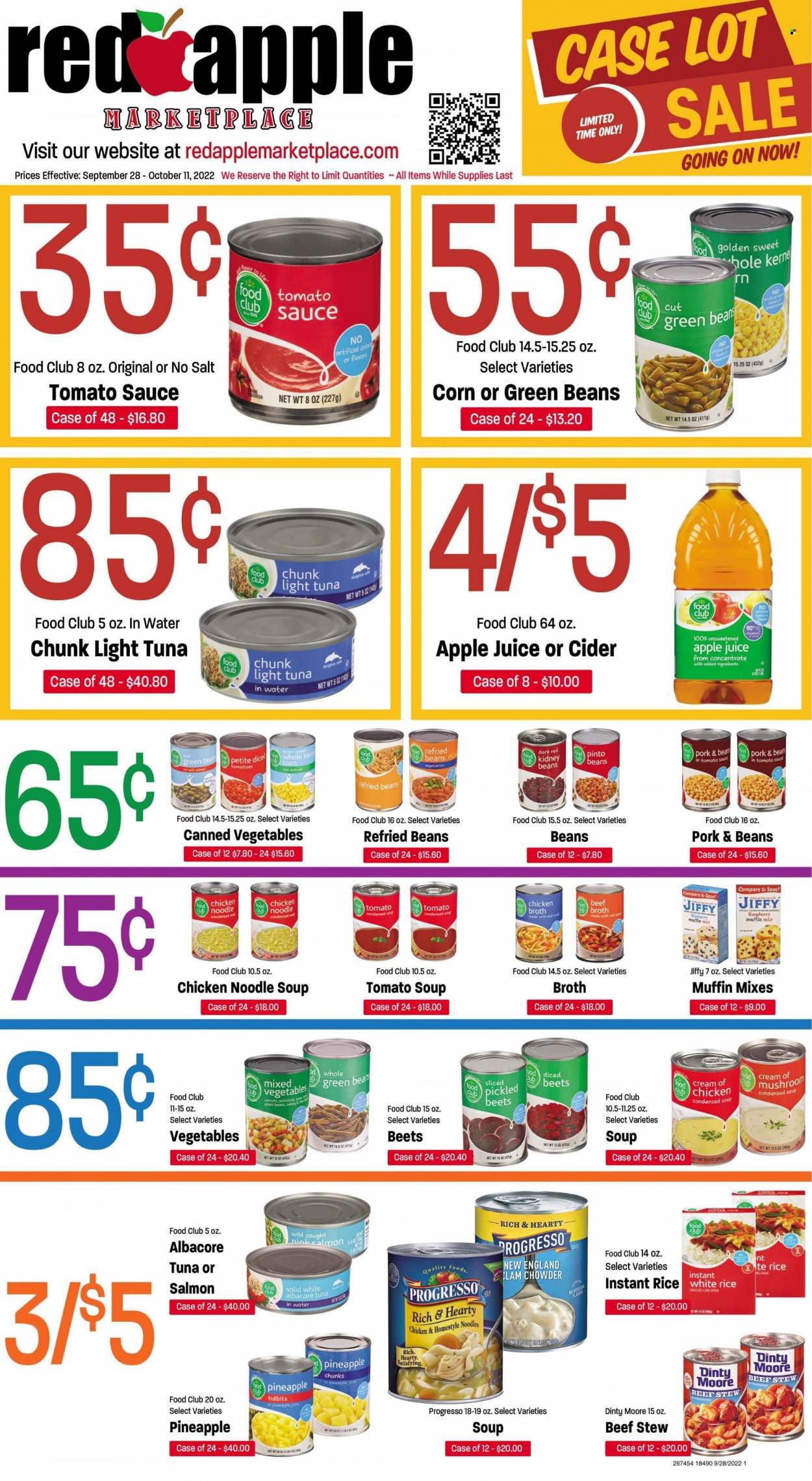 Red Apple Marketplace (OR) Weekly Ad Flyer Specials September 28 to October 11, 2022