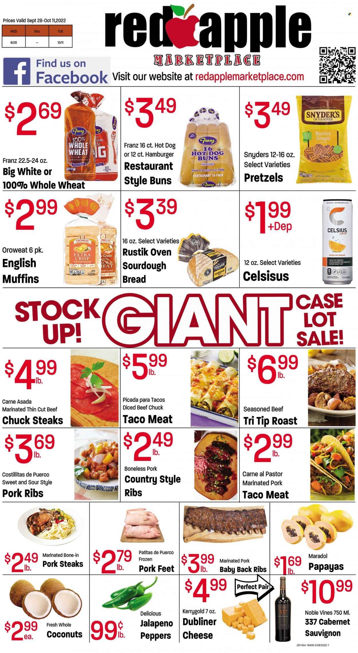 Red Apple Marketplace (OR) Weekly Ad Flyer Specials September 28 to October 11, 2022