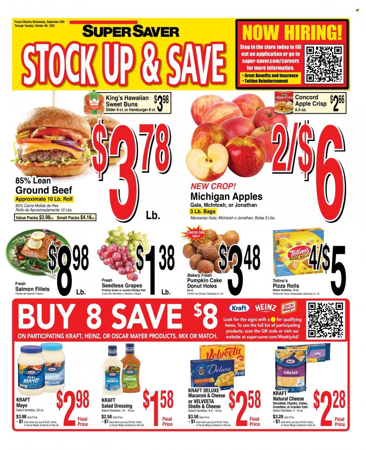 Super Saver Weekly Ad Flyer Specials September 28 to October 4, 2022