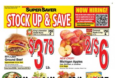 Super Saver Weekly Ad Flyer Specials September 28 to October 4, 2022