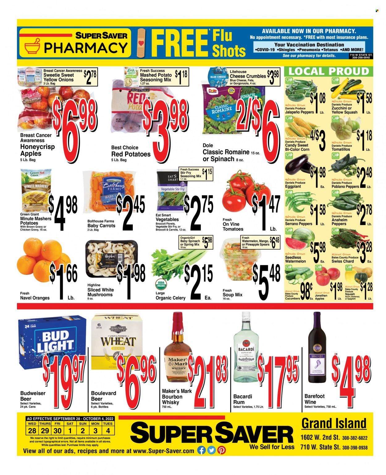 Super Saver Weekly Ad Flyer Specials September 28 to October 4, 2022