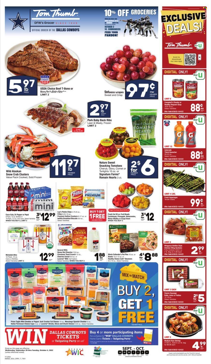 Tom Thumb (TX) Weekly Ad Flyer Specials September 28 to October 4, 2022