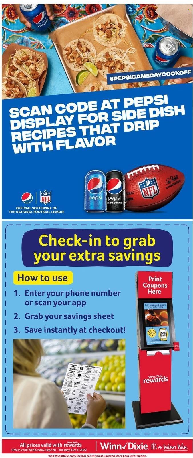 Winn Dixie (AL, FL, GA, LA) Weekly Ad Flyer Specials September 28 to October 4, 2022