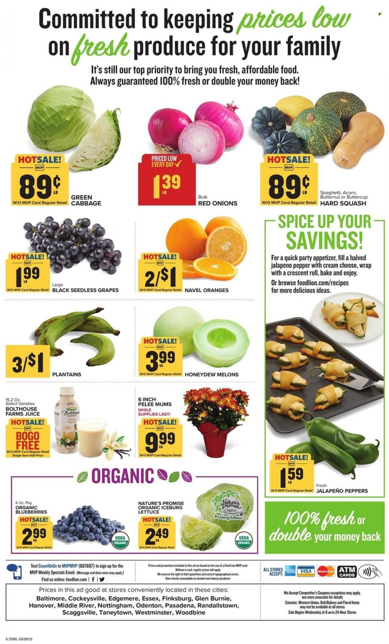 Food Lion (MD) Weekly Ad Flyer Specials September 28 to October 4, 2022