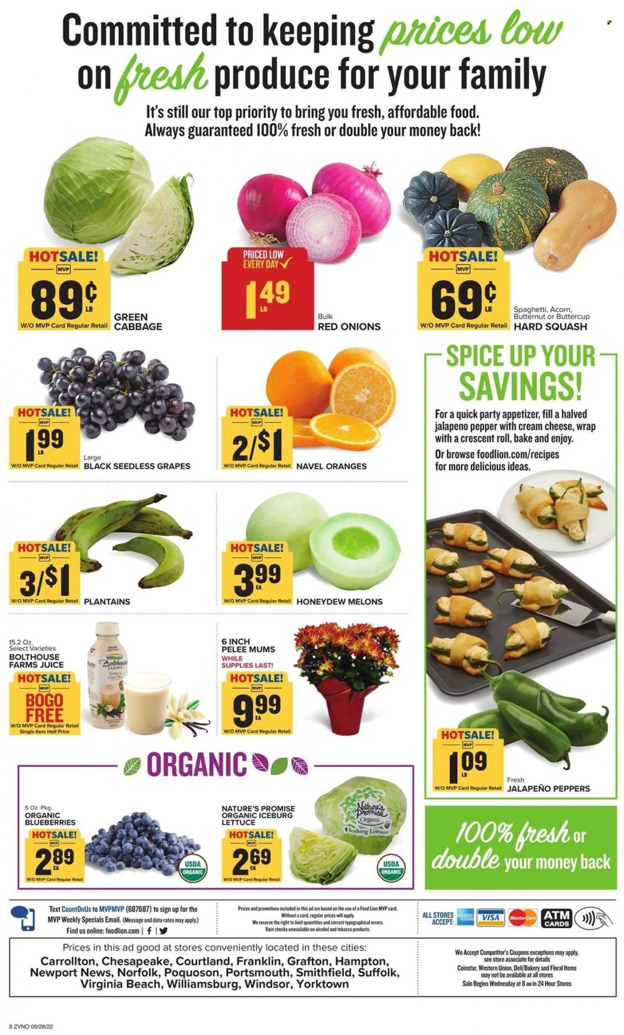 Food Lion (VA) Weekly Ad Flyer Specials September 28 to October 4, 2022