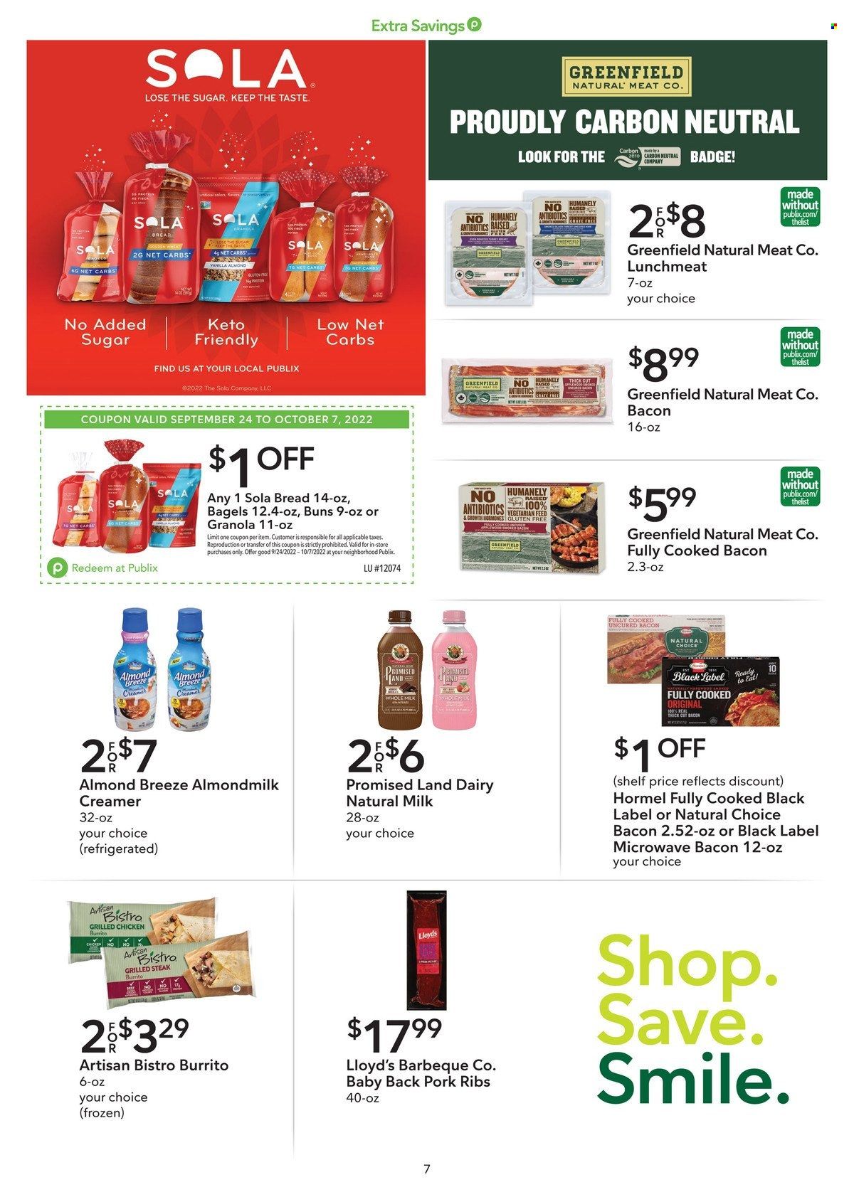 Publix (AL, FL, GA, NC, SC, TN) Weekly Ad Flyer Specials September 24 to October 7, 2022