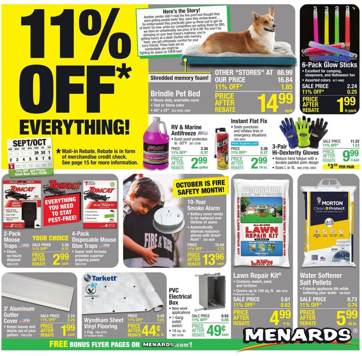 Menards Weekly Ad Flyer Specials September 29 to October 9, 2022